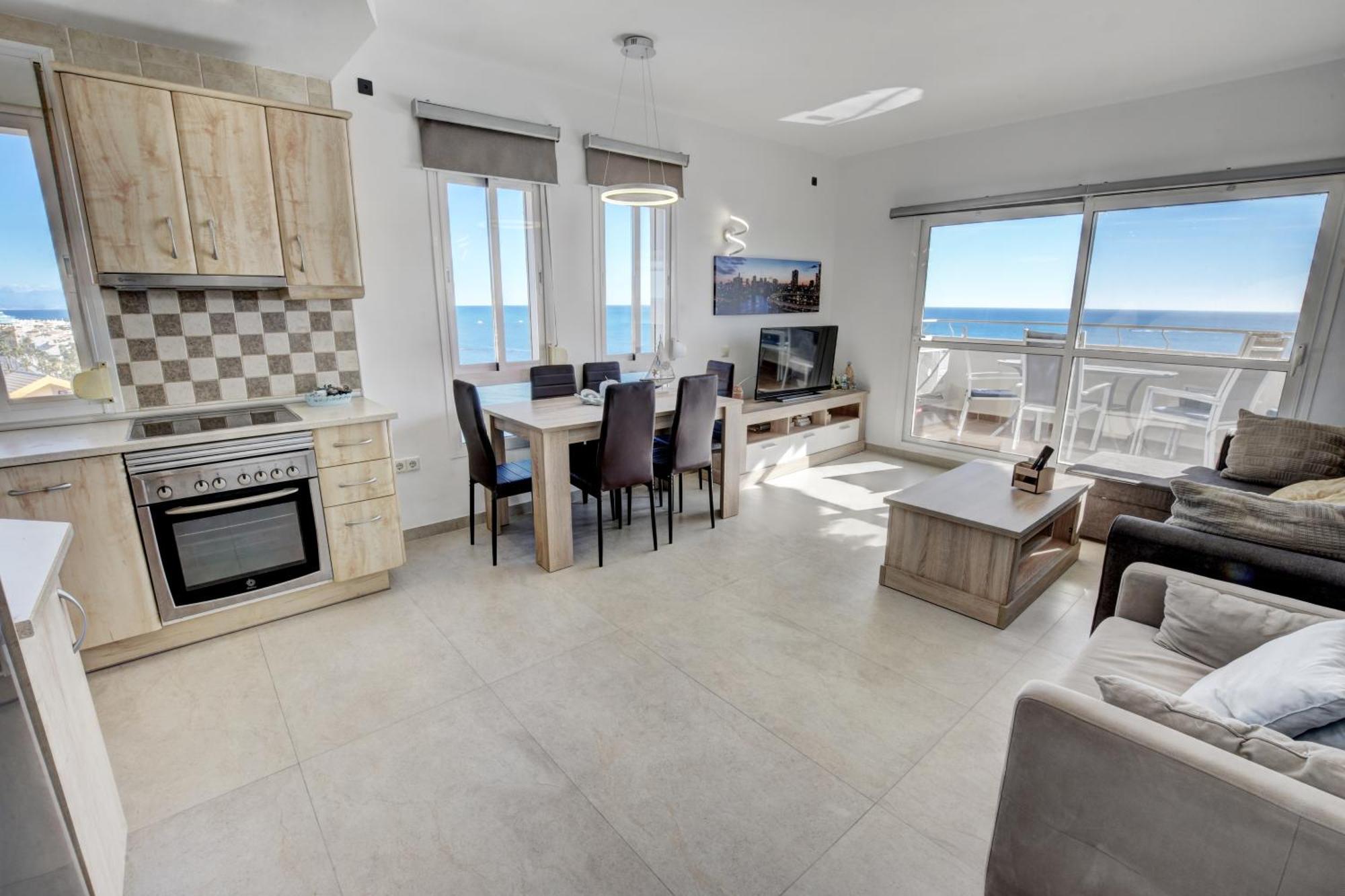 New Sunset Apartment - C&G Benal Beach Benalmádena Eksteriør billede